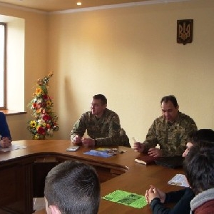 Зустріч з військовослужбовцями Галицького районного військового комісаріату